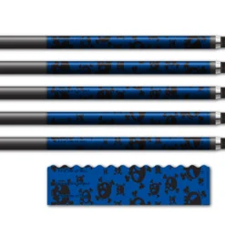 Alternative view of Wave Edge - Skulls Blue