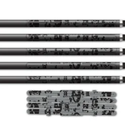 Alternative view of 4 fletch Vortex - Skulls Mercury Grey
