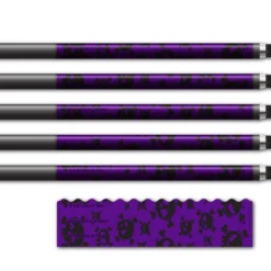 Alternative view of Wave Edge - Skulls Purple
