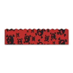 Wave Edge - Skulls Red