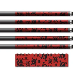 Alternative view of Wave Edge - Skulls Red
