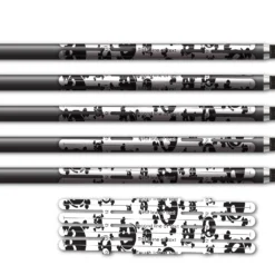 Alternative view of 4 fletch Vortex - Skulls White
