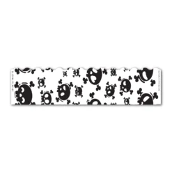 Wave Edge - Skulls White