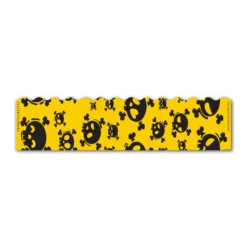 Wave Edge - Skulls Yellow