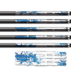 Alternative view of 4 fletch Vortex - Splash Blue