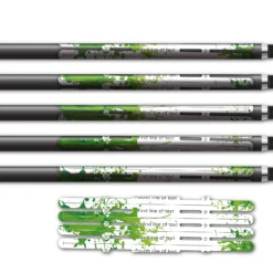 Alternative view of 4 fletch Vortex - Splash Green