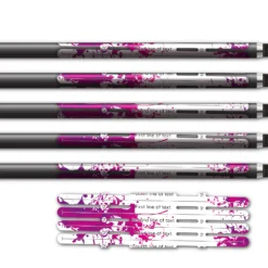 Alternative view of 4 fletch Vortex - Splash Purple