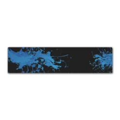 Regular - Splash Blue on Matt Black