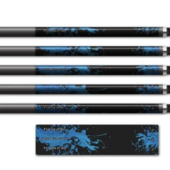 Alternative view of Regular - Splash Blue on Matt Black