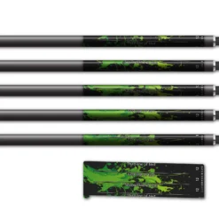 Alternative view of Spin Elite - Splash Green on Matt Black