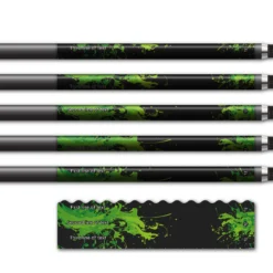 Alternative view of Wave Edge - Splash Green on Matt Black