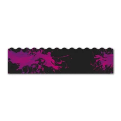 Wave Edge - Splash Purple on Matt Black