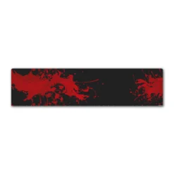 Regular - Splash Red on Matt Black