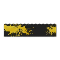 Wave Edge - Splash Yellow on Matt Black