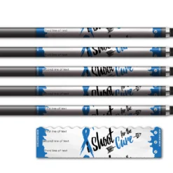Alternative view of Wave Edge - Shoot for the Cure Blue