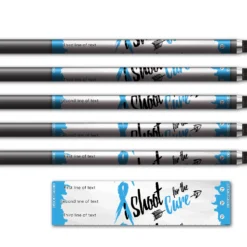 Alternative view of Regular - Shoot for the Cure Light Blue