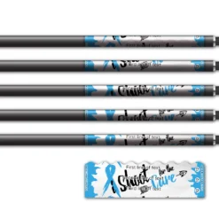 Alternative view of Shorty - Shoot for the Cure Light Blue