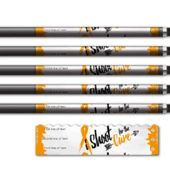 Alternative view of Wave Edge - Shoot for the Cure Orange