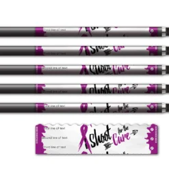 Alternative view of Wave Edge - Shoot for the Cure Purple