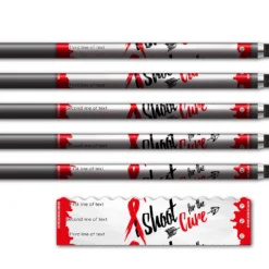 Alternative view of Wave Edge - Shoot for the Cure Red