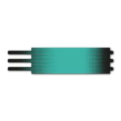 Ultralight - Gradient Black on Aqua