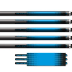 Alternative view of Ultralight - Gradient Black on Baby Blue