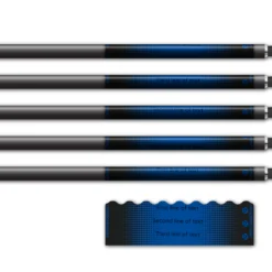 Alternative view of Shorty - Gradient Black on Blue