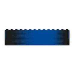 Wave Edge - Gradient Black on Blue