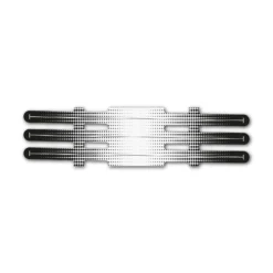 Vortex - Gradient Black on Frost White