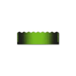Shorty - Gradient Black on Lime Green