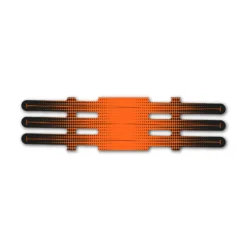 Vortex - Gradient Black on Orange