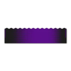 Wave Edge - Gradient Black on Purple