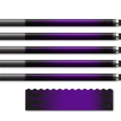 Alternative view of Wave Edge - Gradient Black on Purple