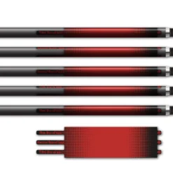 Alternative view of Ultralight - Gradient Black on Red