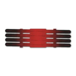 4 fletch Vortex - Gradient Black on Red