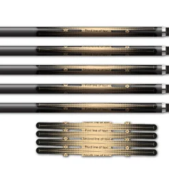 Alternative view of 4 fletch Vortex - Gradient Black on Sand