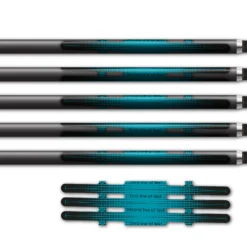 Alternative view of Vortex - Gradient Black on Teal