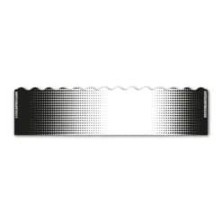 Wave Edge - Gradient Black on White