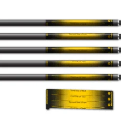Alternative view of Spin Elite - Gradient Black on Yellow