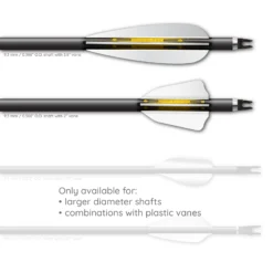 4 fletch Vortex - Gradient Black on Yellow - Image 3