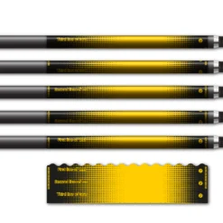 Alternative view of Wave Edge - Gradient Black on Yellow