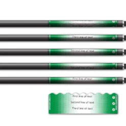 Alternative view of Shorty - Gradient Green on White