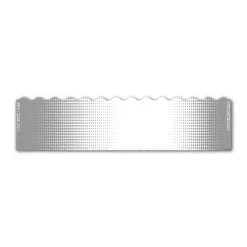 Wave Edge - Gradient Grey on White