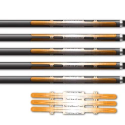 Alternative view of Vortex - Gradient Orange on White