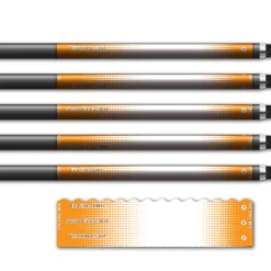 Alternative view of Wave Edge - Gradient Orange on White