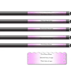 Alternative view of Shorty - Gradient Pink on White