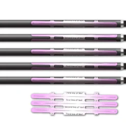 Alternative view of Vortex - Gradient Pink on White