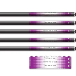 Alternative view of Shorty - Gradient Purple on White