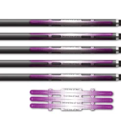 Alternative view of Vortex - Gradient Purple on White
