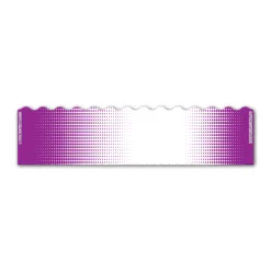 Wave Edge - Gradient Purple on White